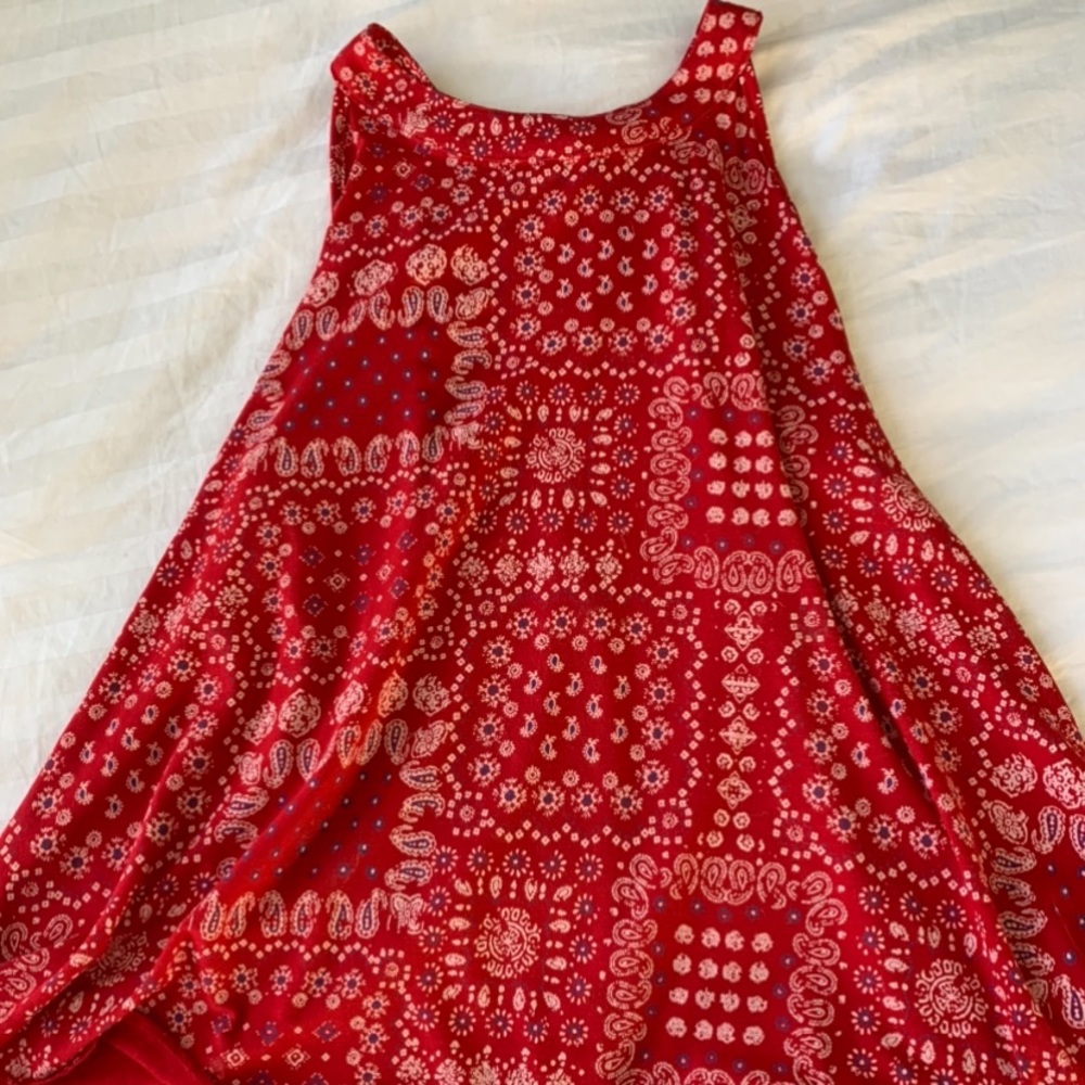 Red blouse!